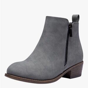 Grey Ankle Boots